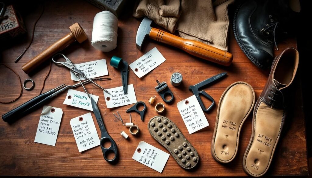 shoe repair costs