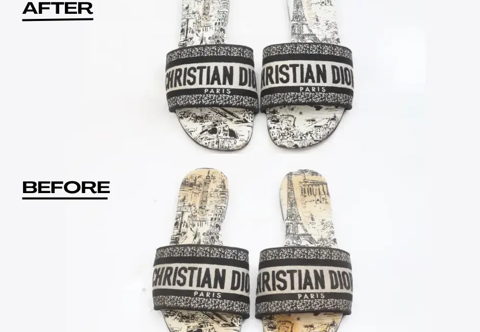 sleeper yellowing cleaning removed